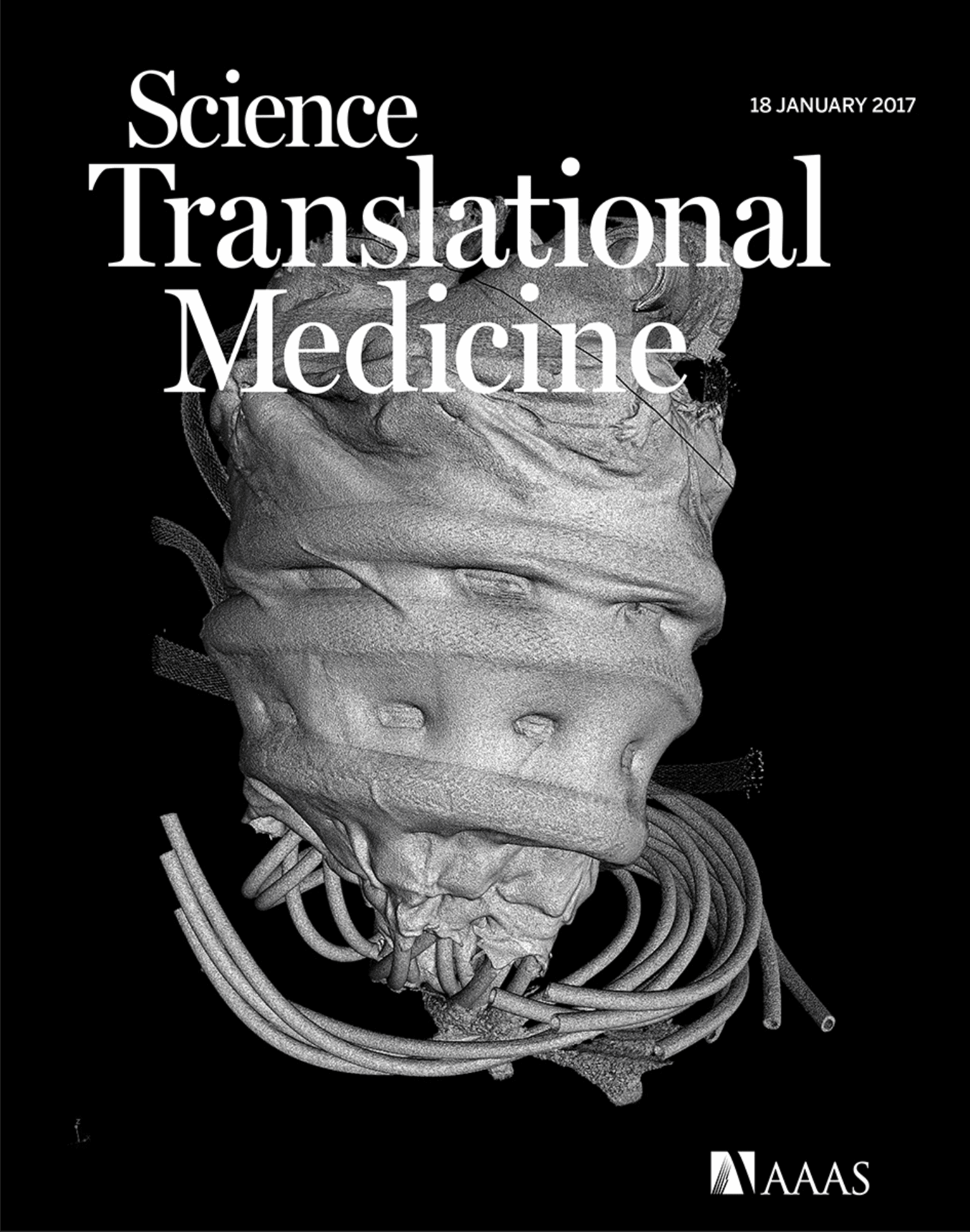 Science Magazine Cover - Soft Robotic Heart Sleeve